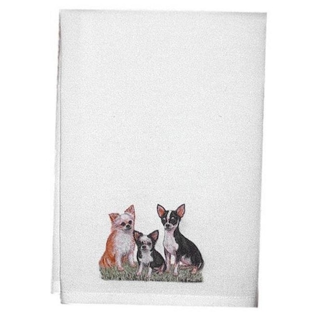 Betsy Drake Betsy Drake GT119 Chihuahua Guest Towel GT119